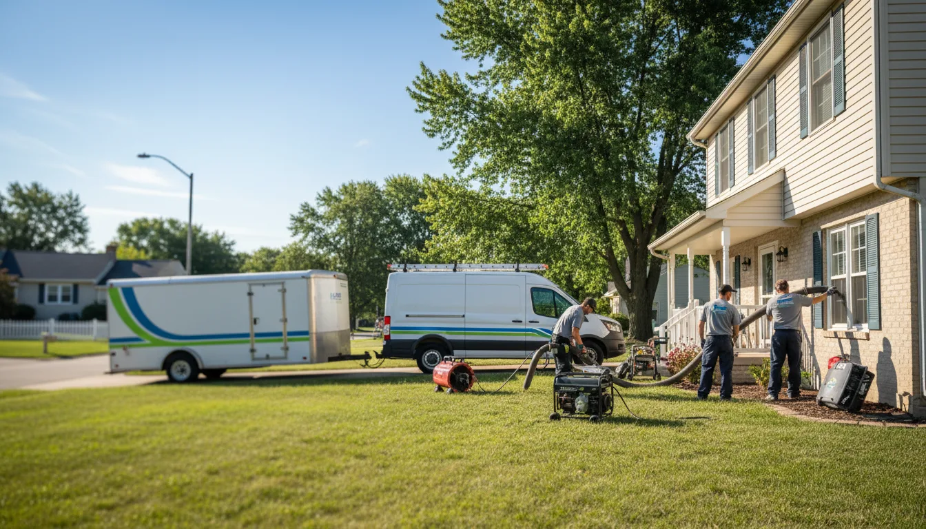 Flooded Basement Restoration And Cleanup With Repair in Dexter, KS near me